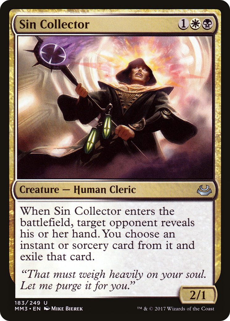 {C} Sin Collector [Modern Masters 2017][MM3 183]