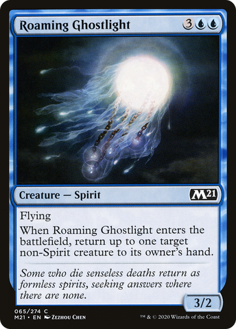 {C} Roaming Ghostlight [Core Set 2021][M21 065]