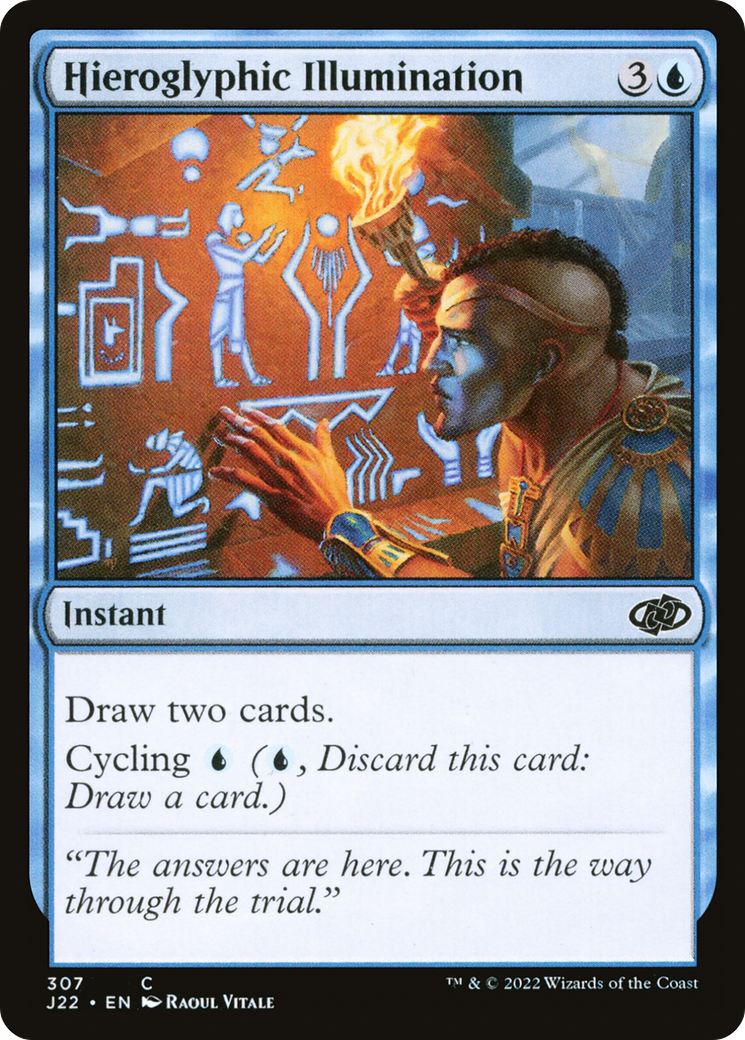 {C} Hieroglyphic Illumination [Jumpstart 2022][J22 307]