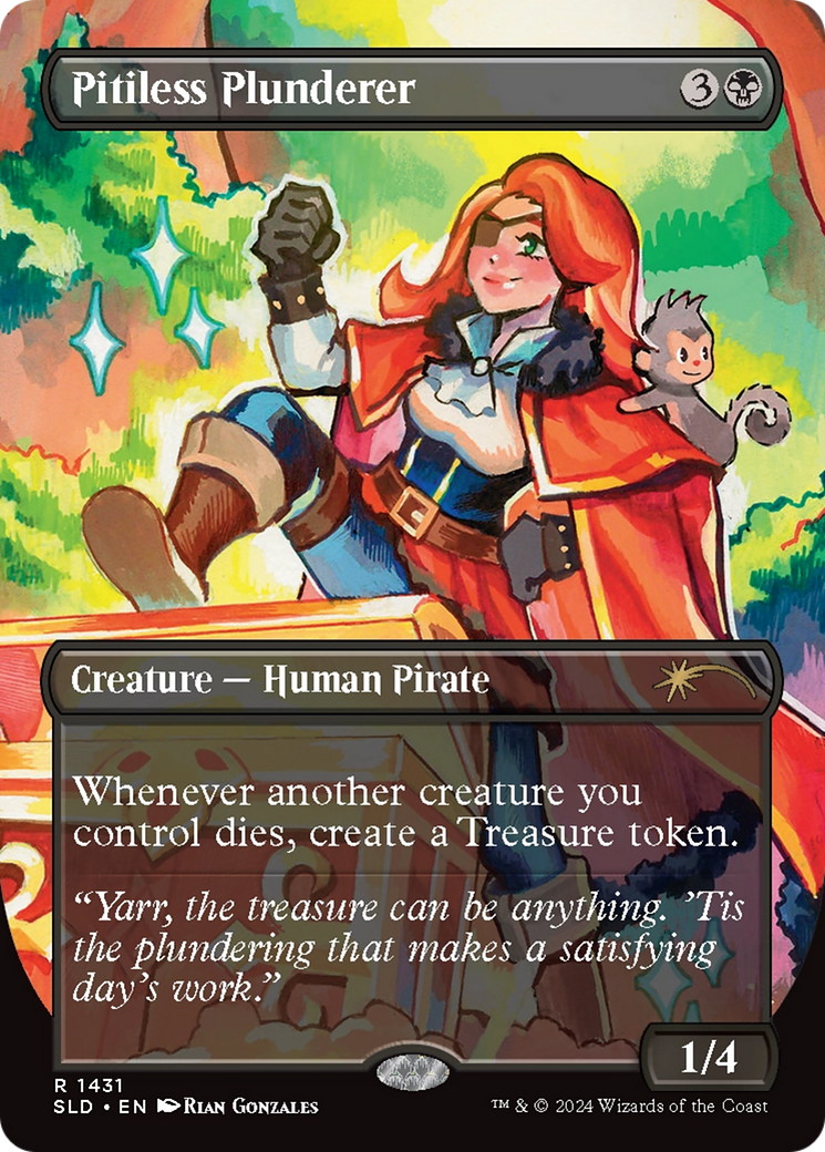 Pitiless Plunderer [SLD-1431]  (Borderless) Foil