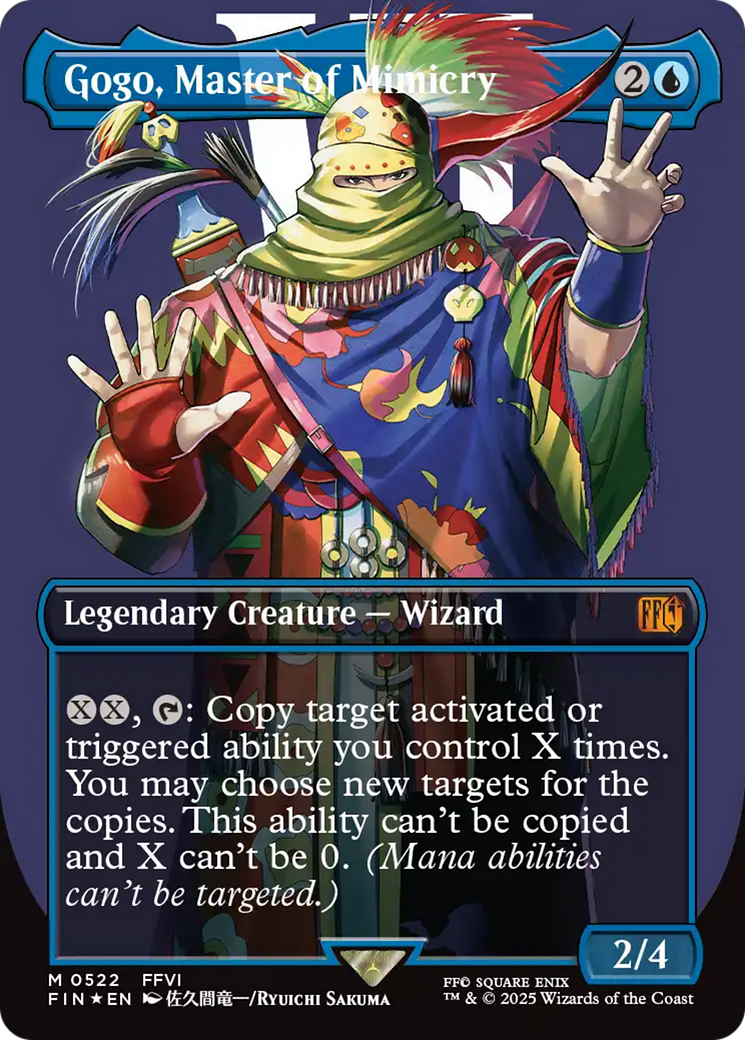 {@R} Gogo, Master of Mimicry (Borderless) (Surge Foil) [FINAL FANTASY][FIN 522]