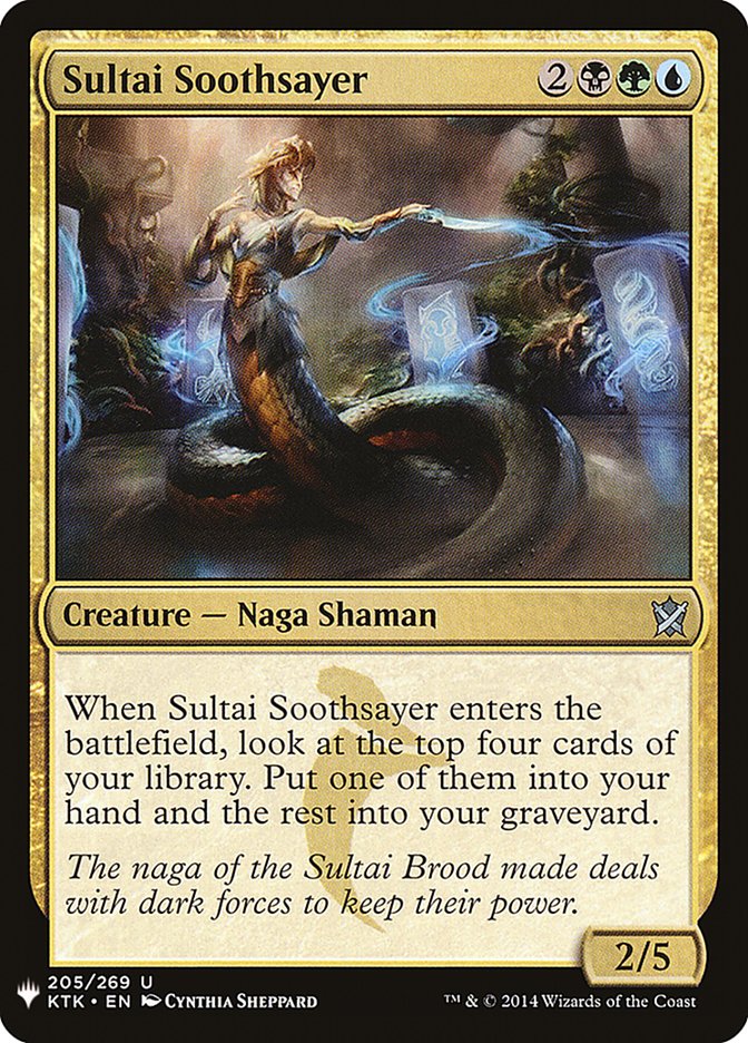 {C} Sultai Soothsayer [Mystery Booster][MB1 KTK 205]