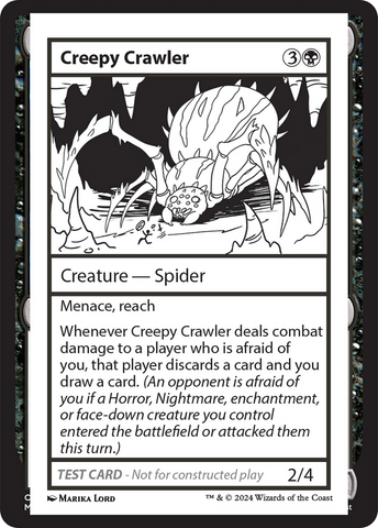 {C} Creepy Crawler [Mystery Booster 2 Playtest Cards][MB2 PLAYTEST]
