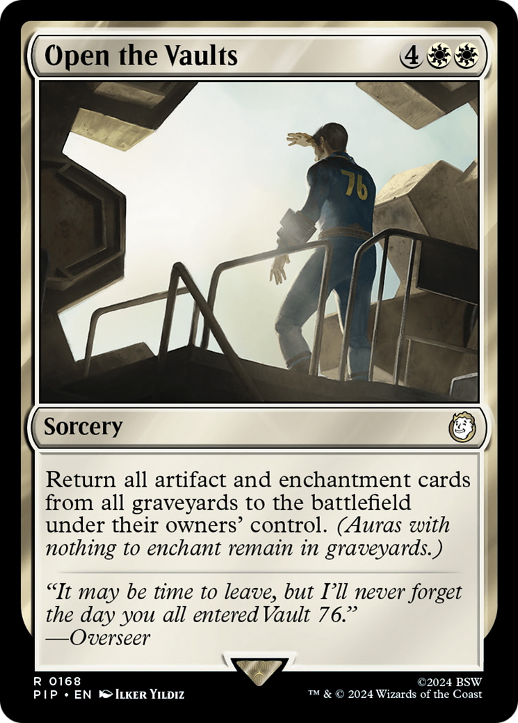 {R} Open the Vaults [Fallout][PIP 168]