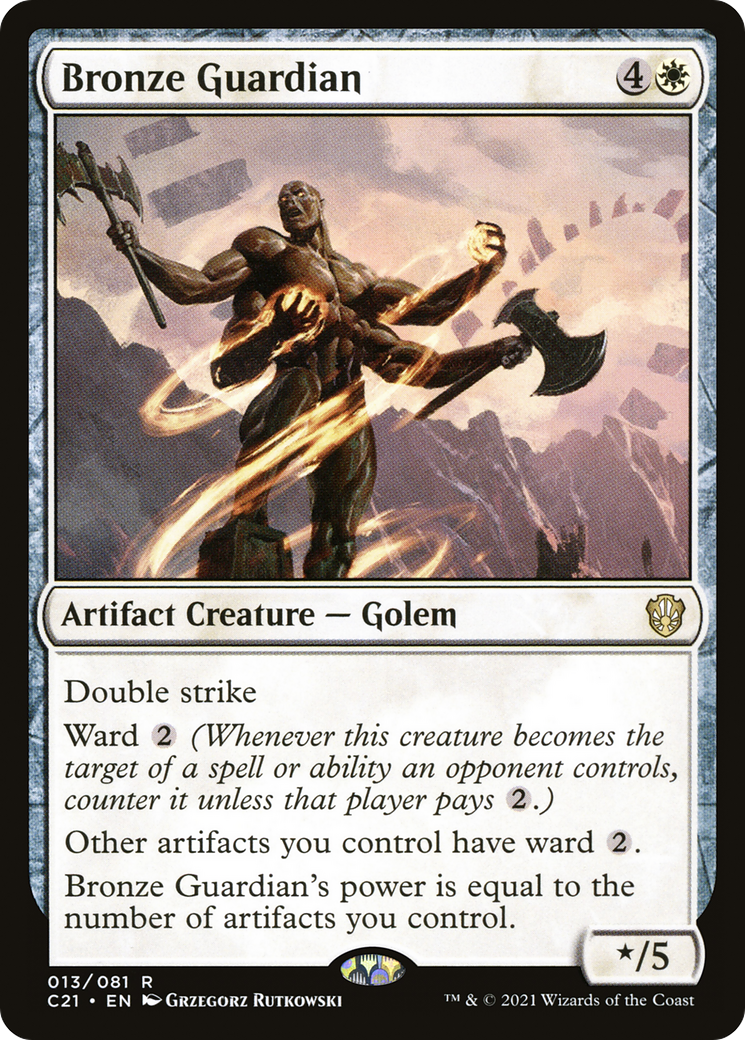 {R} Bronze Guardian [Commander 2021][C21 013]