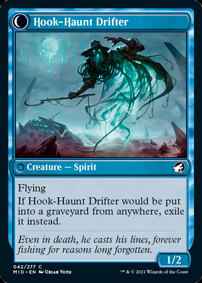 {C} Baithook Angler // Hook-Haunt Drifter [Innistrad: Midnight Hunt][MID 042]