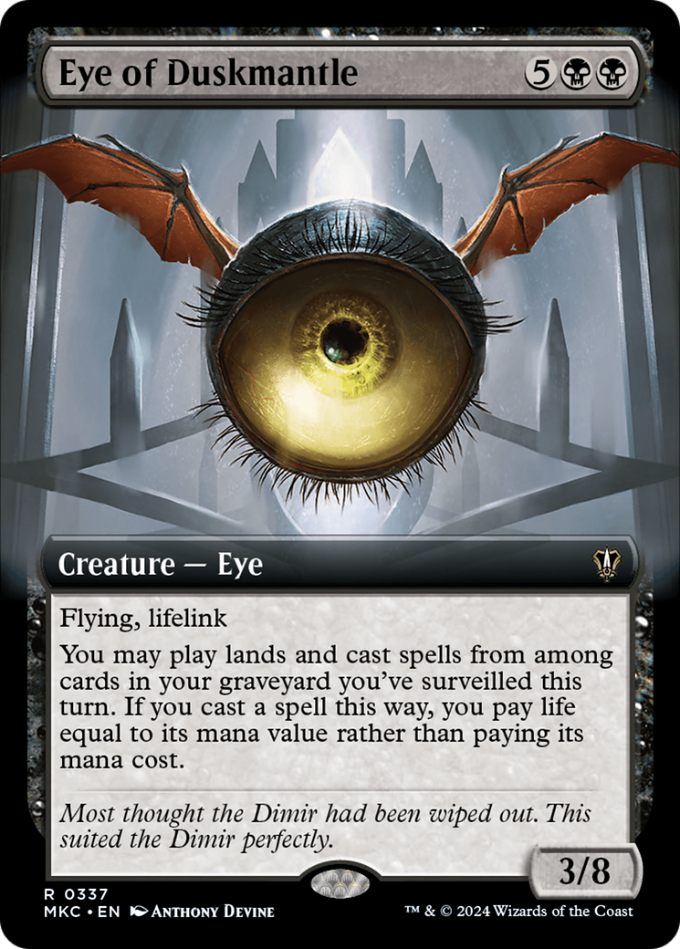 {R} Eye of Duskmantle (Extended Art) [Murders at Karlov Manor Commander][MKC 337]
