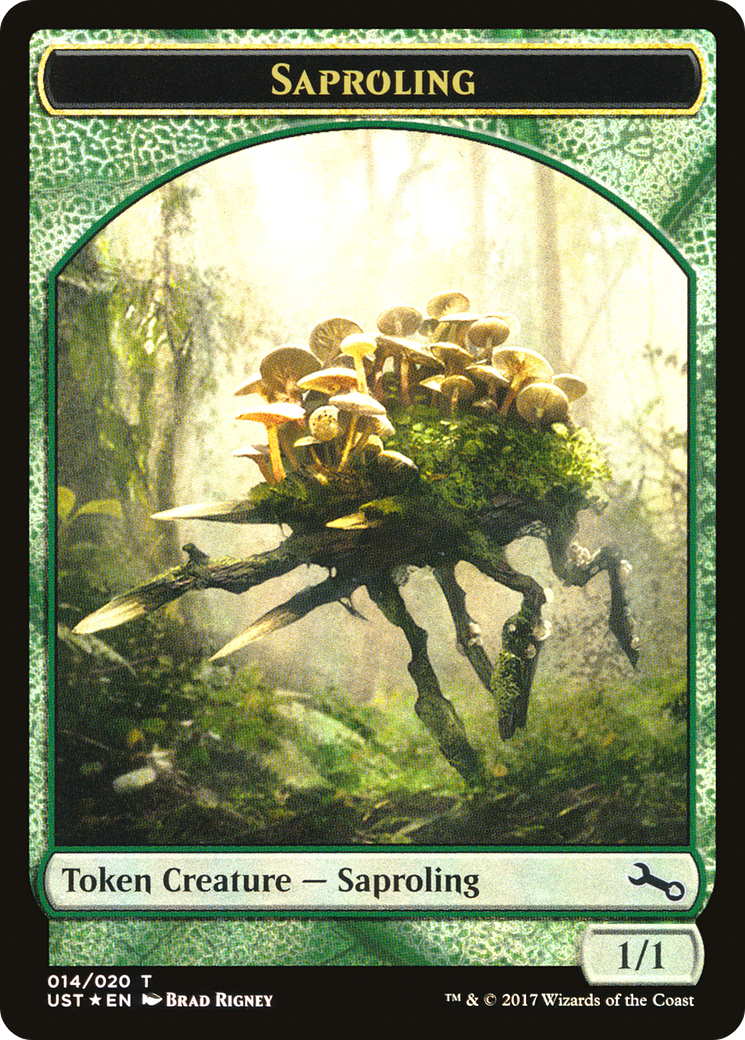 {T} Saproling // Saproling Double-sided Token [Unstable Tokens][TUST 014]