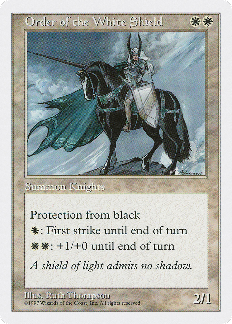 {C} Order of the White Shield [Fifth Edition][5ED 049]
