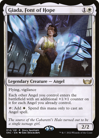 {R} Giada, Font of Hope (Promo Pack) [Streets of New Capenna Promos][PP SNC 014]