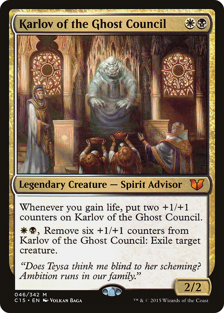 {R} Karlov of the Ghost Council [Commander 2015][C15 046] - Misty Mountain Games