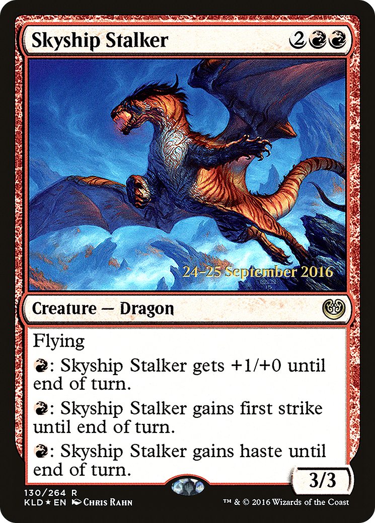 {R} Skyship Stalker [Kaladesh Prerelease Promos][PR KLD 130] - Misty Mountain Games