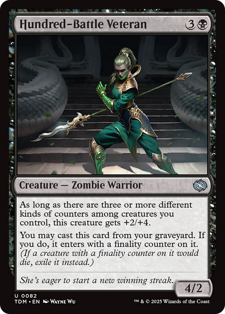 {@C} Hundred-Battle Veteran [Tarkir: Dragonstorm][TDM 082]