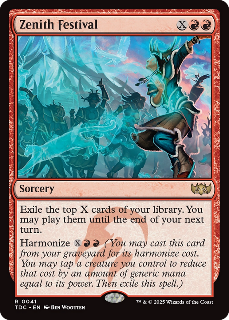 {R} Zenith Festival [Tarkir: Dragonstorm Commander][TDC 041]