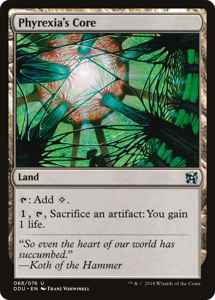 {C} Phyrexia's Core [Duel Decks: Elves vs. Inventors][DDU 068]