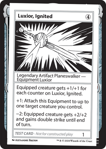 {C} Luxior, Ignited [Mystery Booster 2 Playtest Cards][MB2 PLAYTEST]