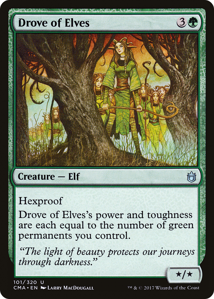 {C} Drove of Elves [Commander Anthology][CMA 101]