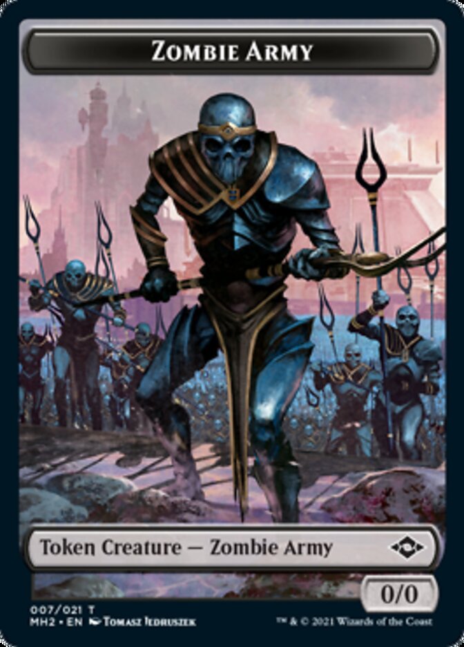 {T} Thopter Token // Zombie Army Token [Modern Horizons 2 Tokens][TMH2 019]