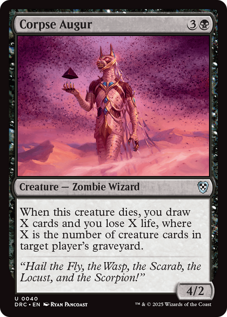 {C} Corpse Augur [Aetherdrift Commander][DRC 040]