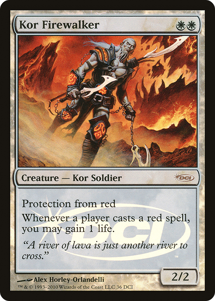 {R} Kor Firewalker [Wizards Play Network 2010][PA WP10 036]