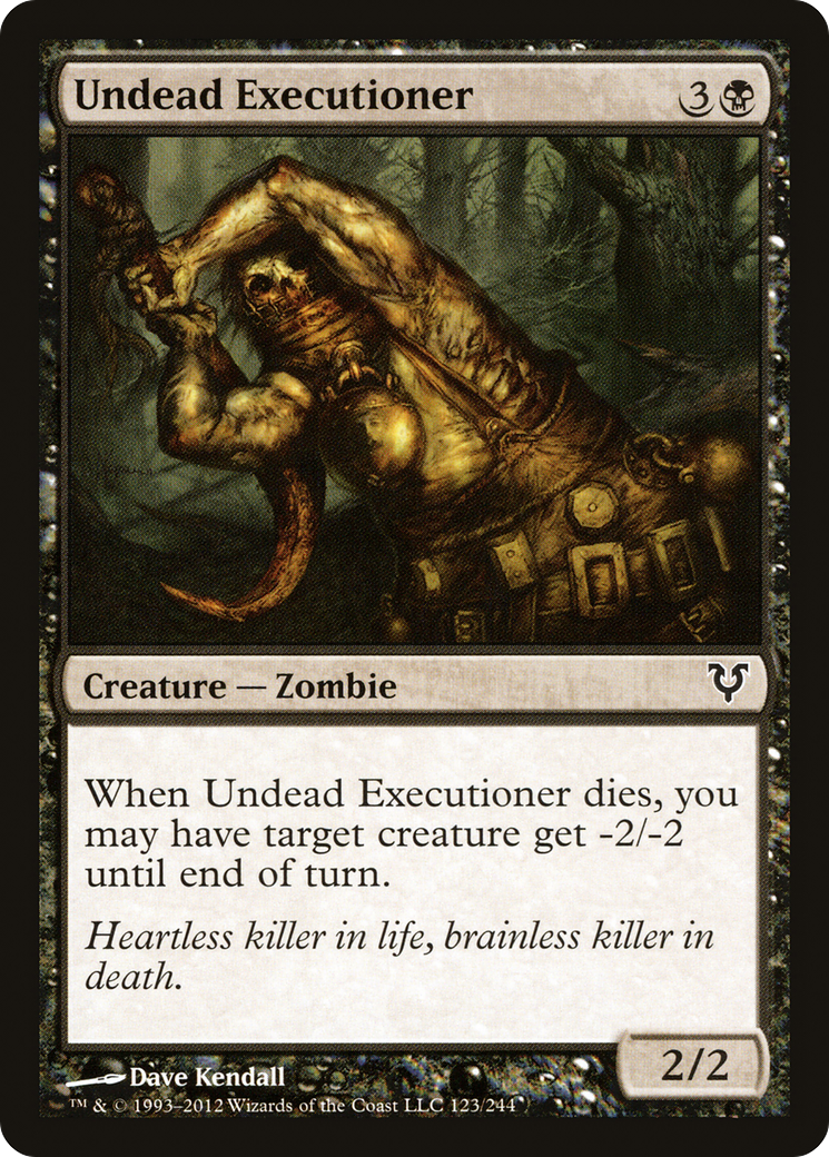 {C} Undead Executioner [Avacyn Restored][AVR 123]