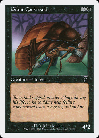 {C} Giant Cockroach [Seventh Edition][7ED 138]