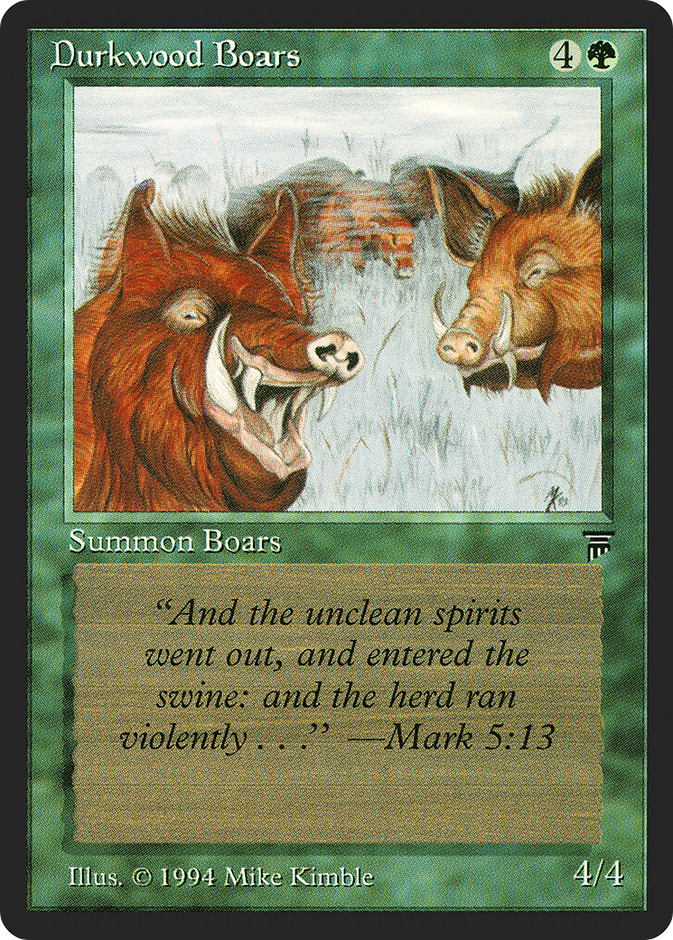 {C} Durkwood Boars [Legends][LEG 182]