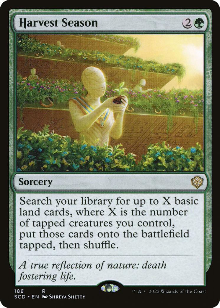 {R} Harvest Season [Starter Commander Decks][SCD 188]