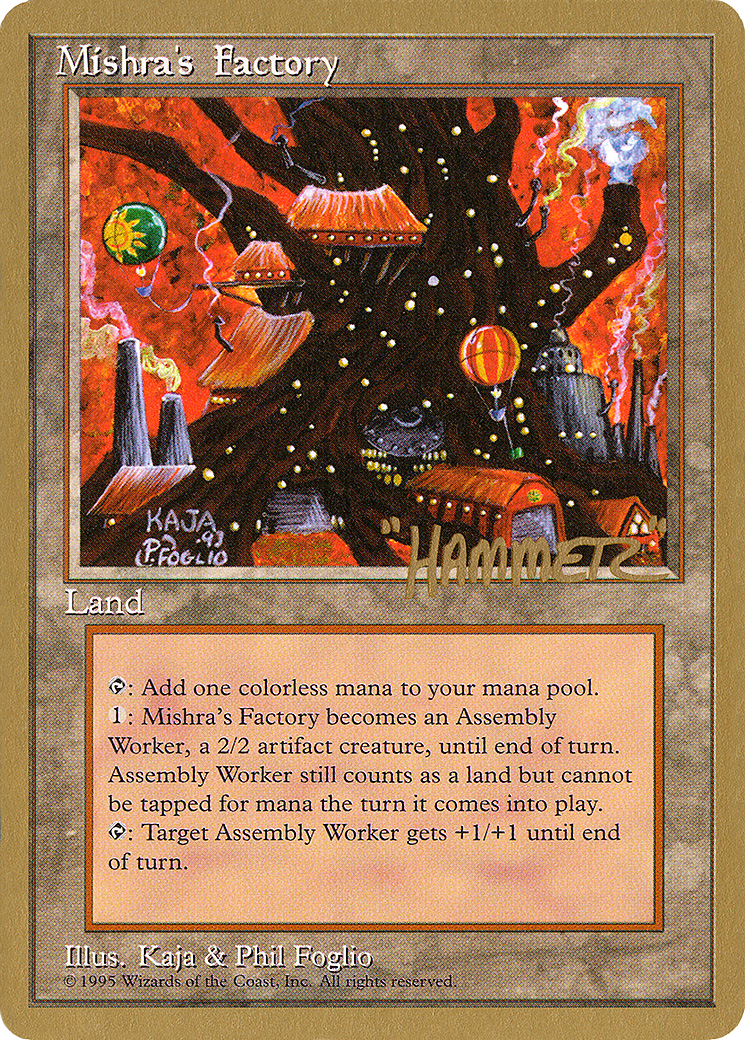 {C} Mishra's Factory (Shawn "Hammer" Regnier) [Pro Tour Collector Set][GB PTC SHR361]