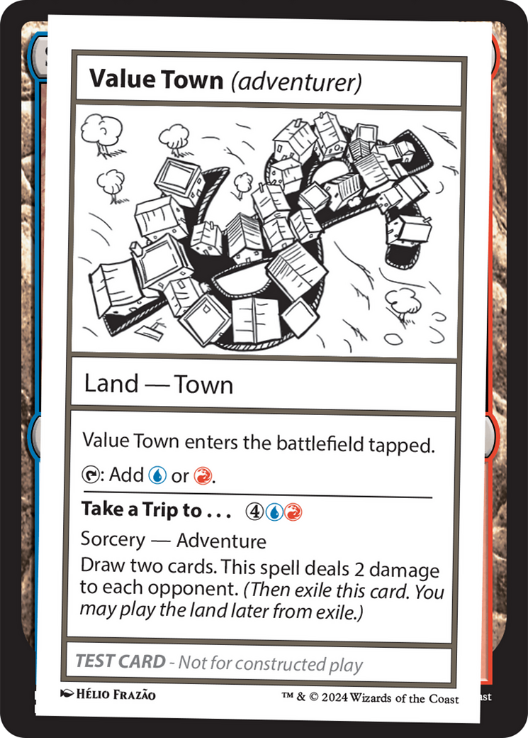 {C} Value Town (adventurer) [Mystery Booster 2 Playtest Cards][MB2 PLAYTEST]