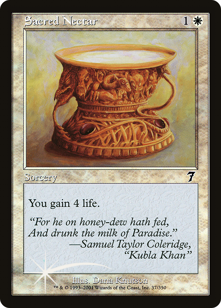 {C} Sacred Nectar [Seventh Edition][7ED 037]