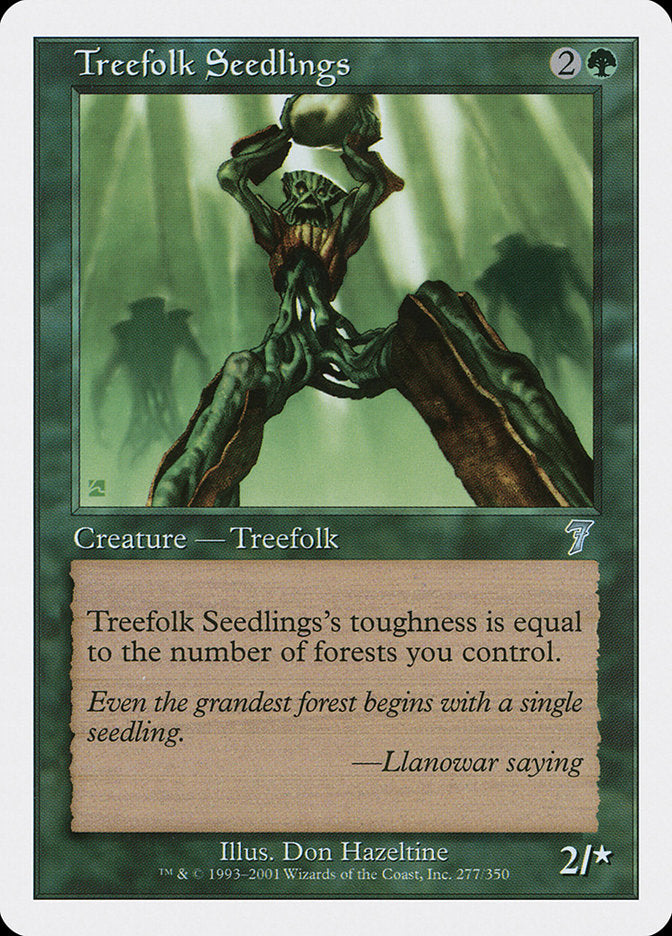 {C} Treefolk Seedlings [Seventh Edition][7ED 277]