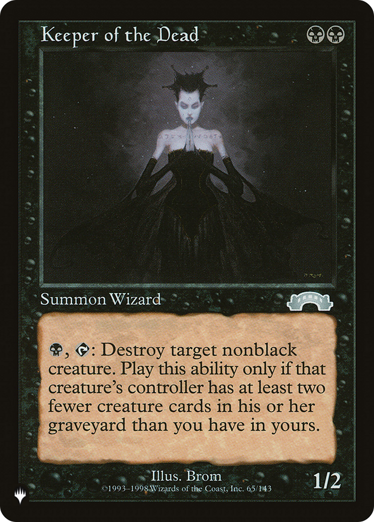 Keeper of the Dead [LIST 65/143]