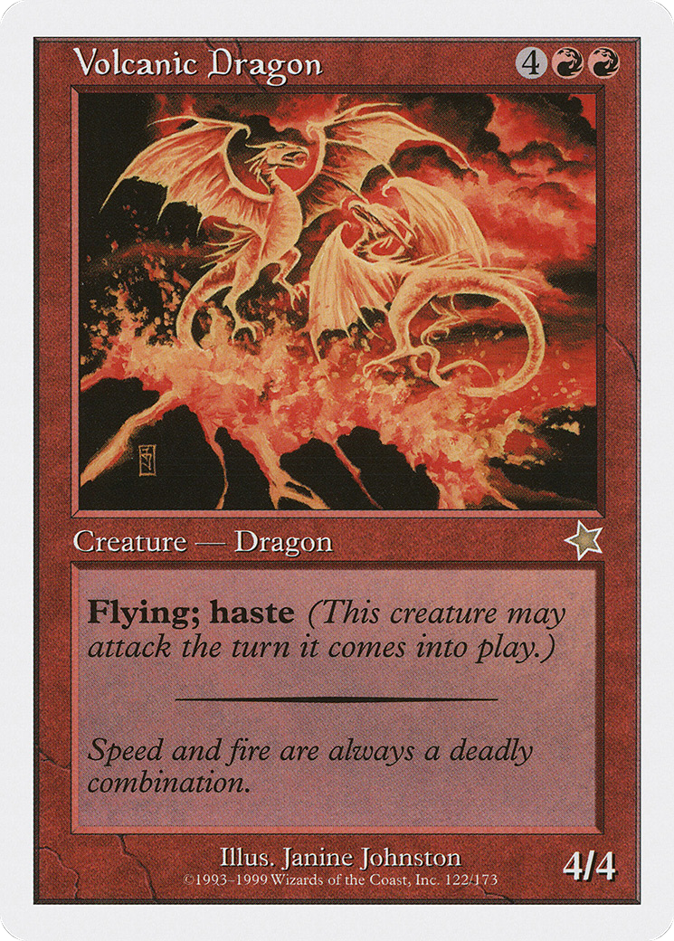 {R} Volcanic Dragon [Starter 1999][S99 122] - Misty Mountain Games