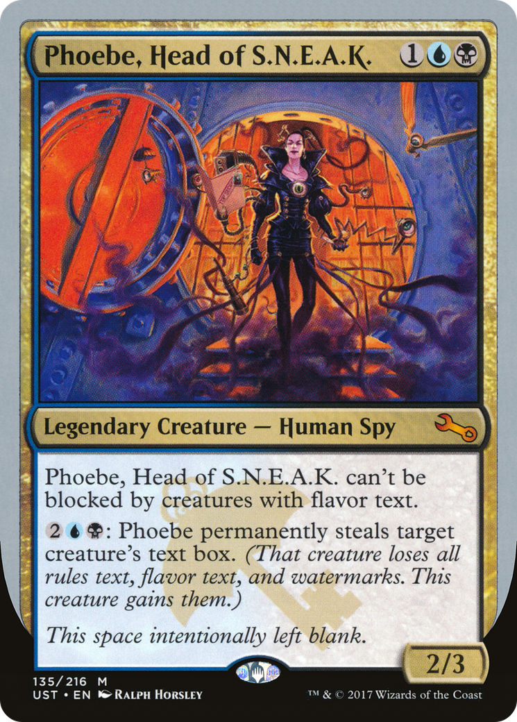 {R} Phoebe, Head of S.N.E.A.K. [Unstable][UST 135]
