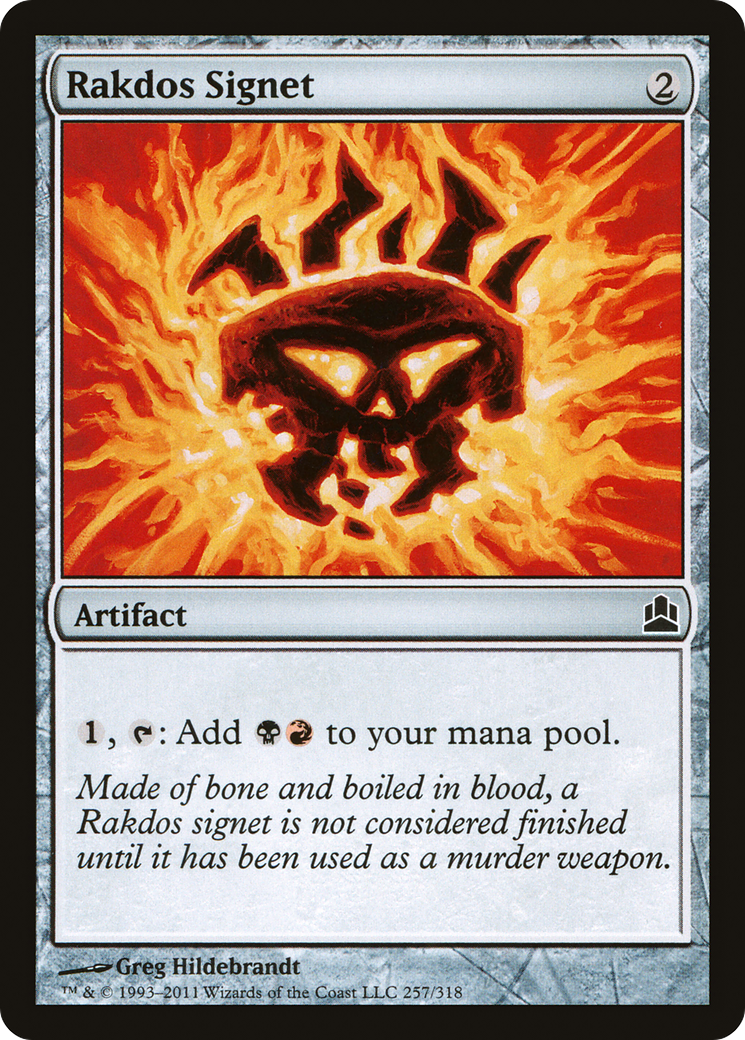{C} Rakdos Signet [Commander 2011][CMD 257]