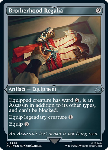 {C} Brotherhood Regalia (Foil Etched) [Assassin's Creed][ACR 255]