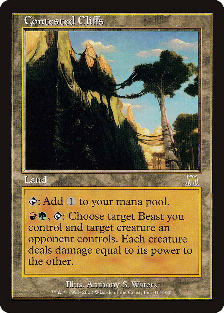 {R} Contested Cliffs [Onslaught][ONS 314]