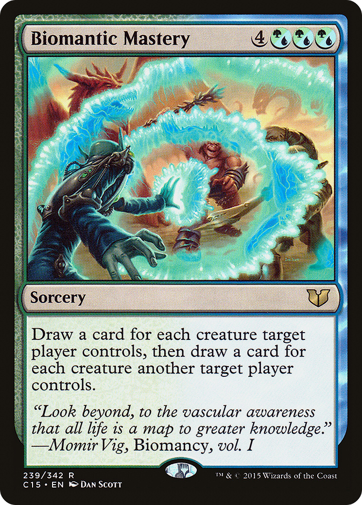 {R} Biomantic Mastery [Commander 2015][C15 239]