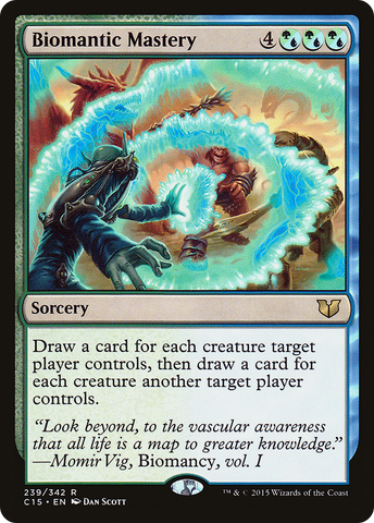 {R} Biomantic Mastery [Commander 2015][C15 239]
