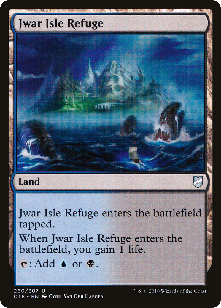 {C} Jwar Isle Refuge [Commander 2018][C18 260]