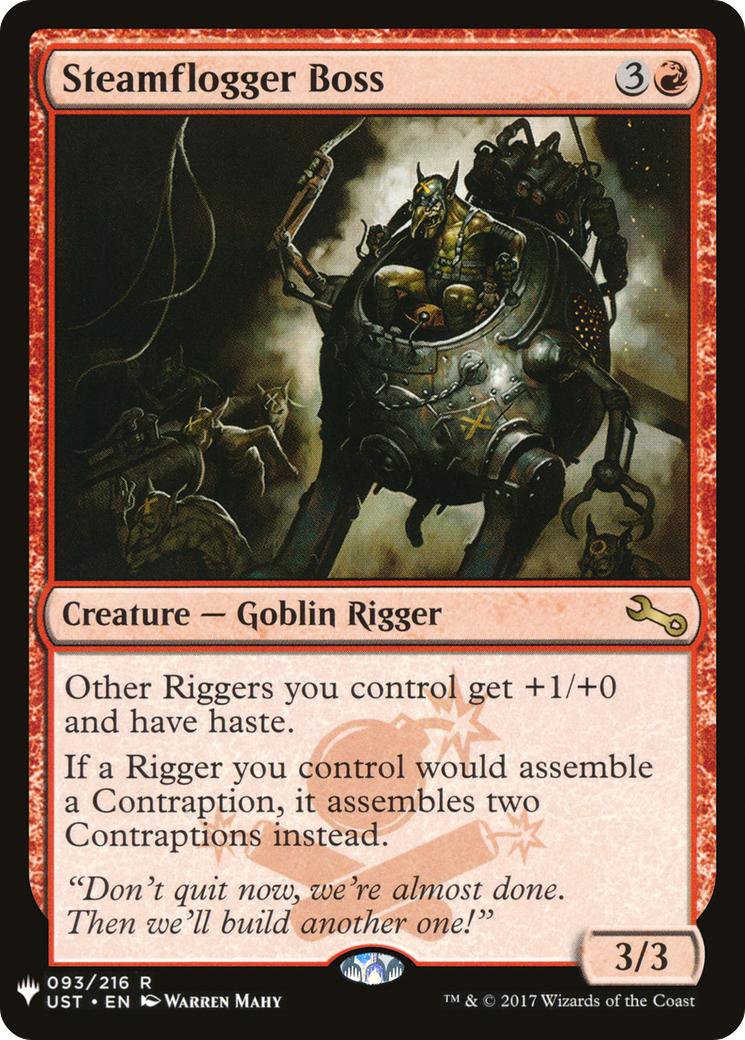 {R} Steamflogger Boss [LIST UST-93]