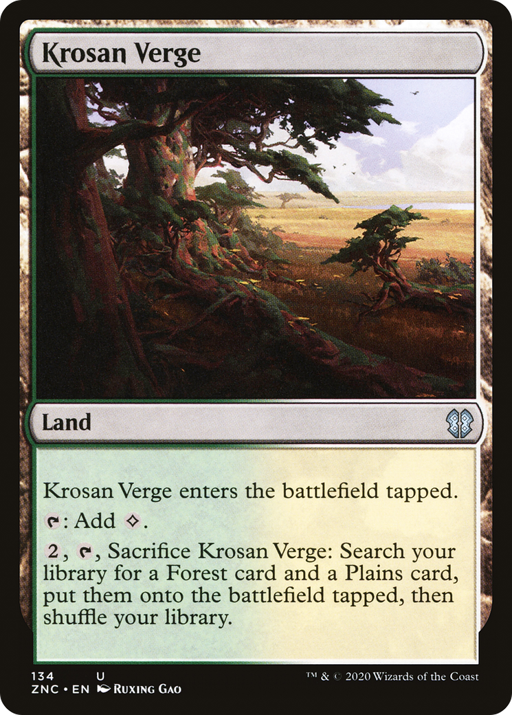 {C} Krosan Verge [Zendikar Rising Commander][ZNC 134]