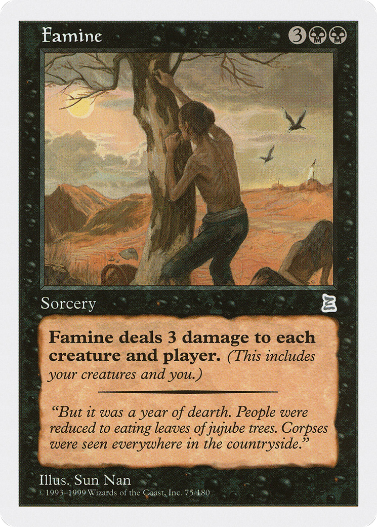 {C} Famine [Portal Three Kingdoms][PTK 075]
