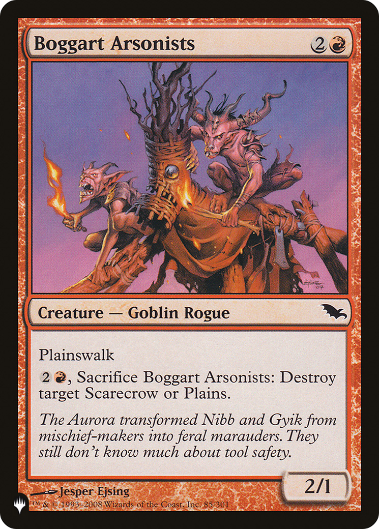 Boggart Arsonists [LIST SHM-85]