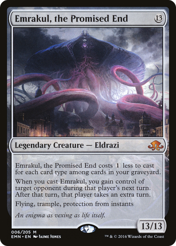 {R} Emrakul, the Promised End [Eldritch Moon][EMN 006]