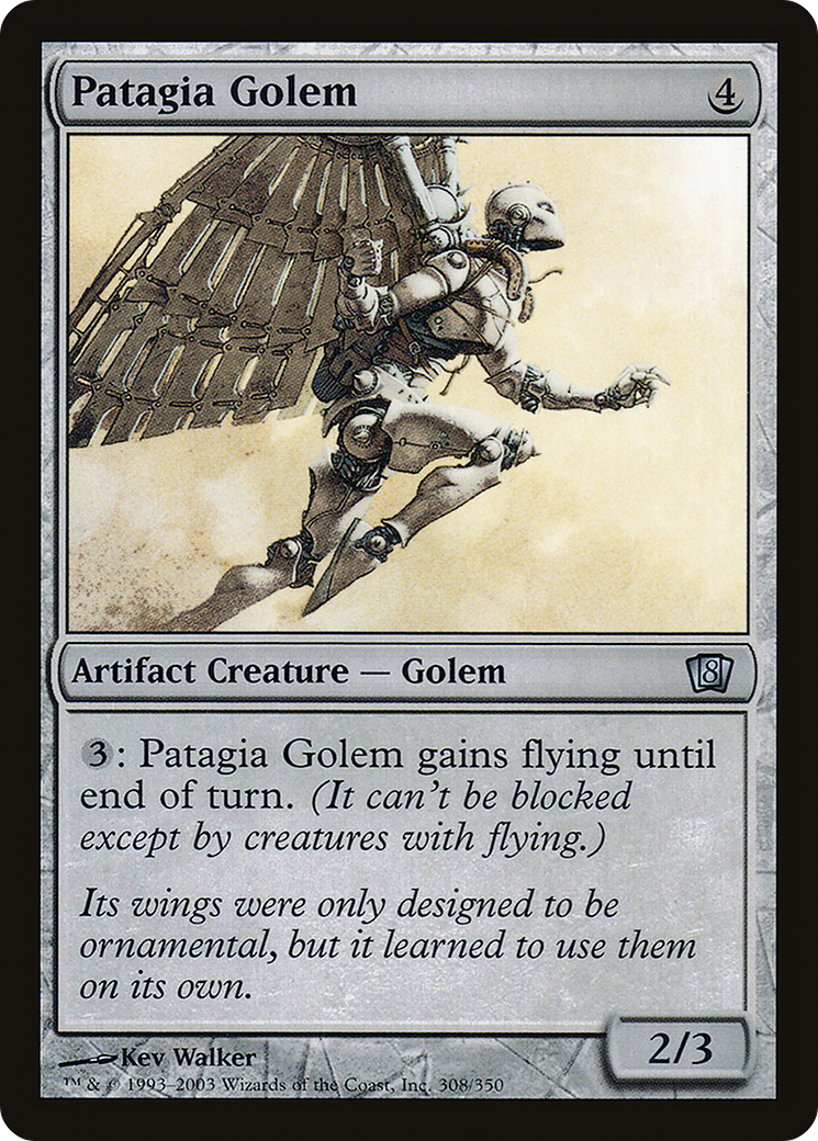 {C} Patagia Golem [Eighth Edition][8ED 308]