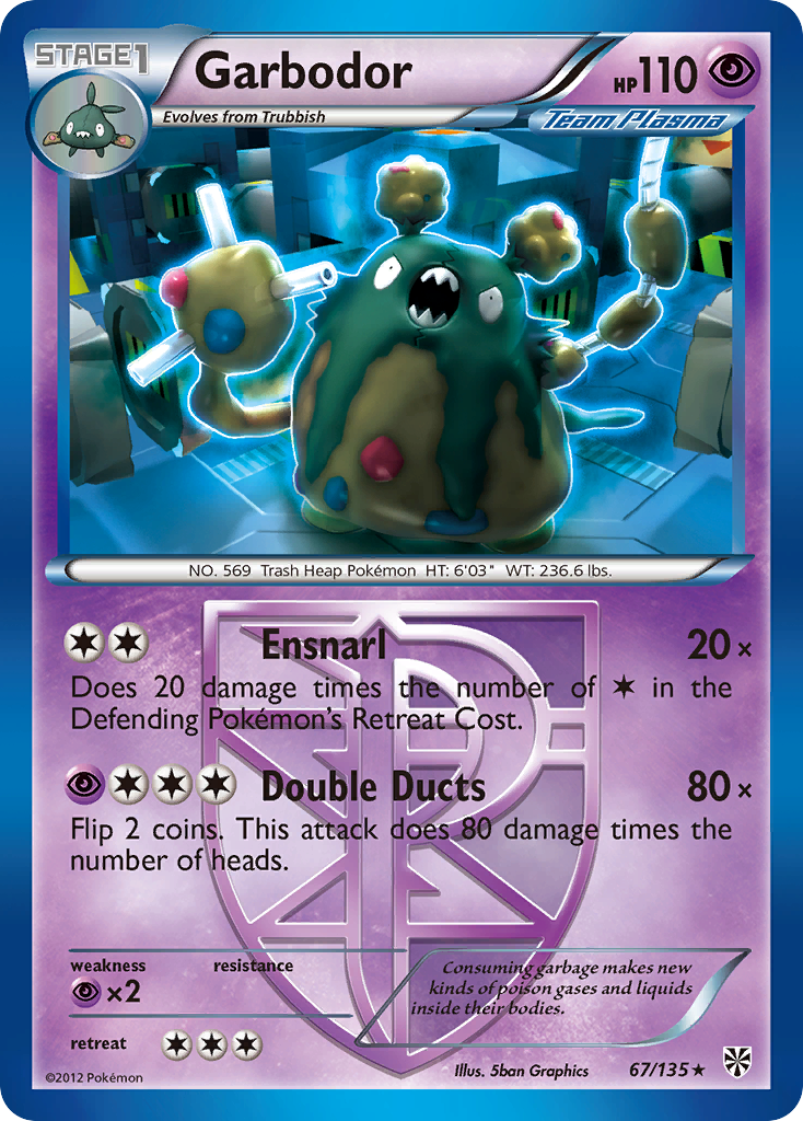 [PKM-R] Garbodor (67/135) [Black & White: Plasma Storm]