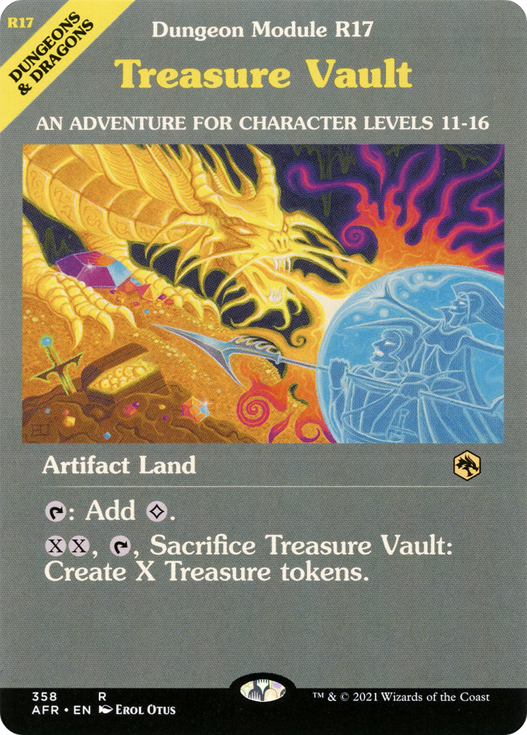 {R} Treasure Vault (Dungeon Module) [Dungeons & Dragons: Adventures in the Forgotten Realms][AFR 358]