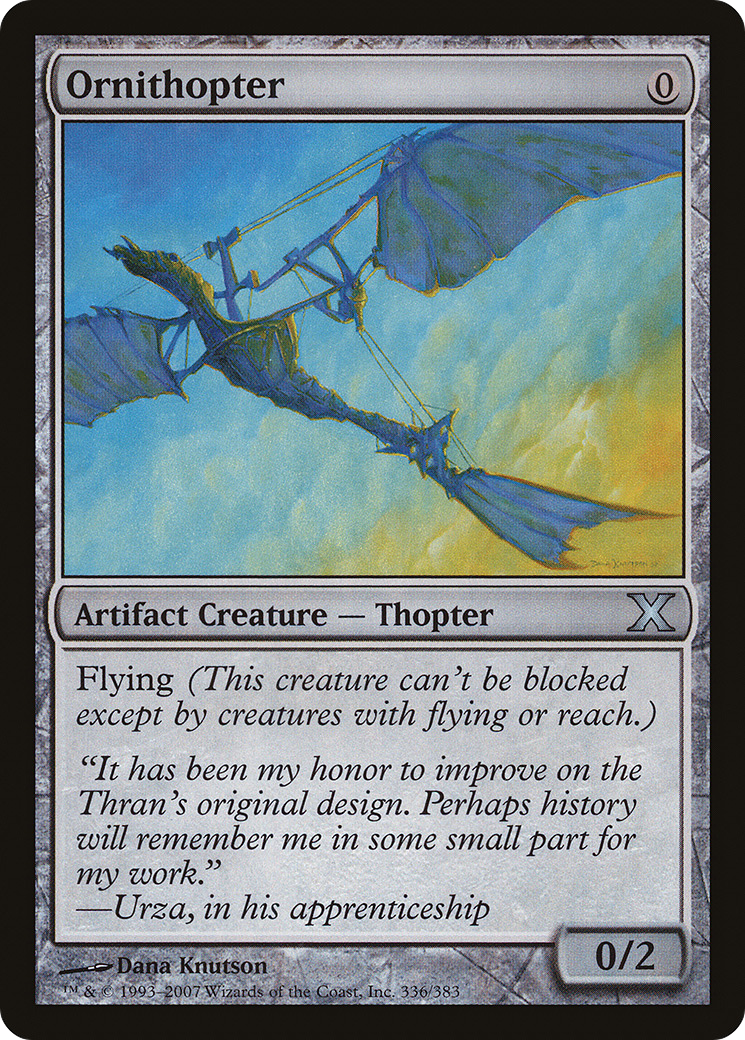 {C} Ornithopter (Premium Foil) [Tenth Edition][FP 10E 336]
